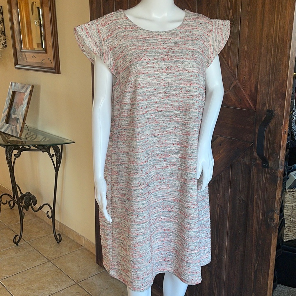 LOFT Multicolor Midi Dress